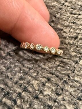 Authentic  Diamond Ring rose gold